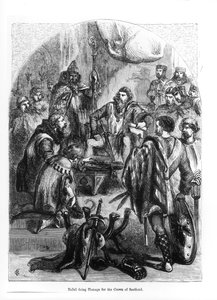 Baliol (1249-1315) Hyllest for Skottlands krone av English School