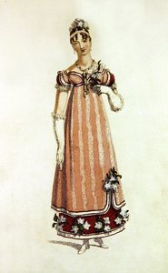 Ballkjole, moteplate fra Ackermann