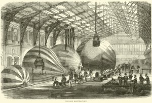 Ballongfabrikk, oktober 1870 av English School