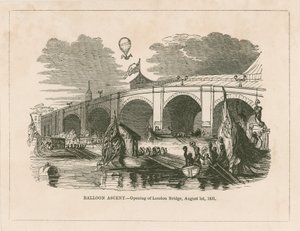 Ballongoppstigning ved åpningen av New London Bridge av English School