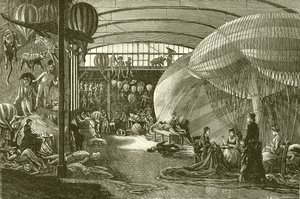 Ballongfabrikk i Paris av English School