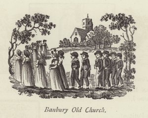 Banbury Old Church (gravering) av English School
