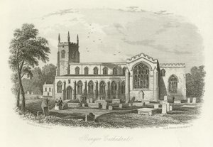 Bangor katedral, Nord-Wales av English School