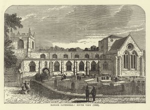 Bangor Cathedral, South View (1886) av English School