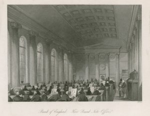Bank of England, fem pund seddelkontor av English School