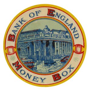 Bank of England, pengeboks av English School