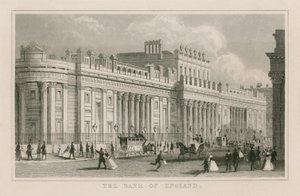 Bank of England, Sir John Soanes South Front, 1823 av English School