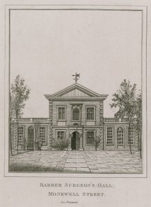 Barber Surgeons Hall, Monkwell Street, London av English School
