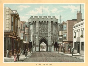 Bargate North (fargelitografi) av English School