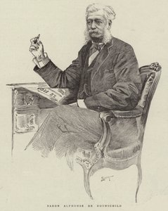 Baron Alphonse de Rothschild (gravering) av English School
