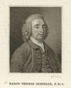 Baron Thomas Dimsdale (gravering) av English School