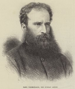 Basil Wereschagin, den russiske kunstneren (gravering) av English School