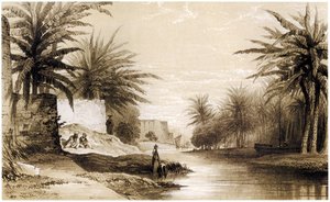 Basra, ca. 1834-37 (tegning) av English School