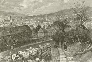 Bath, fra Beechen Cliff av English School