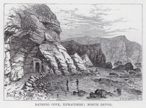 Bathing Cove, Ilfracombe, North Devon (gravering) av English School