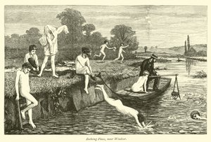 Badeplass, nær Windsor av English School