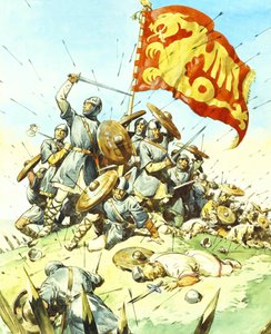 Kampscene av English School
