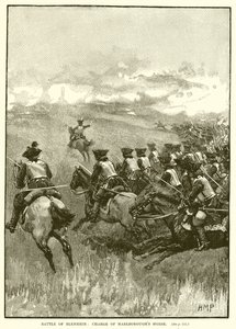 Battle of Blenheim: Charge of Marlboroughs Horse