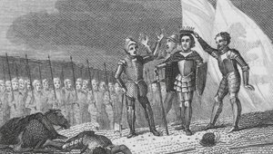 Slaget ved Bosworth-feltet (gravering) av English School