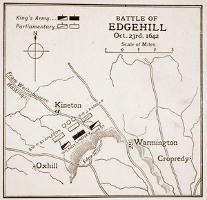 Slaget ved Edgehill, 23. oktober 1642 av English School