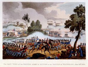 Slaget ved Waterloo, 18. juni av English School