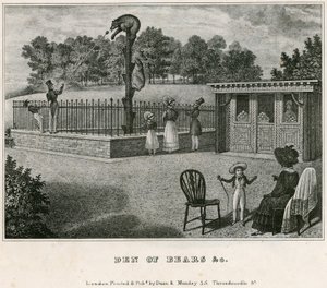 Bear Pit, London Zoological Gardens, Regents Park av English School