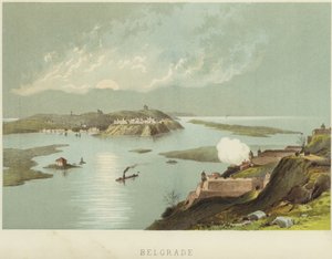 Beograd ved sammenløpet av elvene Sava og Donau av English School