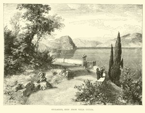 Bellaggio, sett fra Villa Giulia av English School