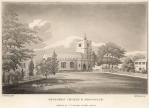 Benenden kirke og prestegård av English School