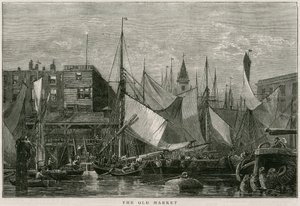 Billingsgate, det gamle markedet av English School