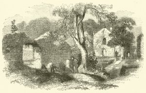Bindon Abbey (gravering) av English School