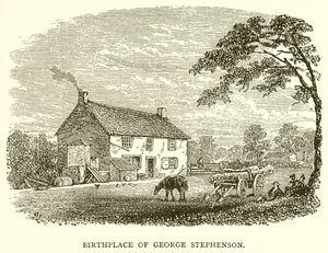 Fødested til George Stephenson av English School