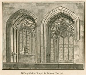Bishop Wests Chapel, Putney Church, London av English School