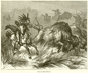 Bison-jakt av English School