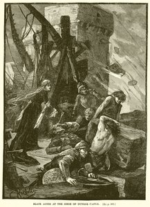 Black Agnes ved beleiringen av Dunbar Castle av English School