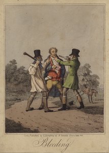 Blødning (farget gravering) av English School