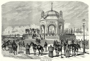 Velsignelse av vannet (gravering) av English School