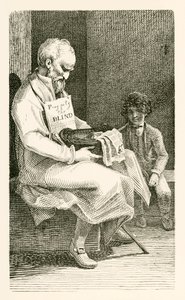 Blind mann, som aldri har smakt gin i hele sitt liv av English School