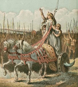 Boadicea og hennes hær av English School
