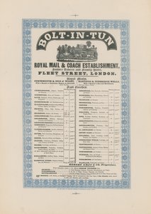 Bolt-in-Tun Royal Mail & Coach Etablissement av English School