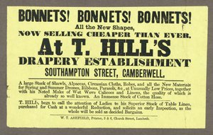 Panser! Panser! Panser! på T Hills, Southampton Street, Camberwell, London av English School