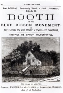 Booth of the Blue Ribbon Movement, 1883 av English School