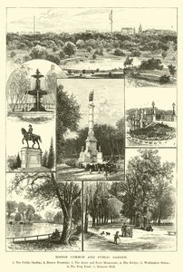 Boston Common og Public Garden av English School