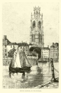Boston Harbour, på Wytham av English School