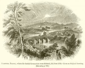 Bothwell Bridge; der Scotch Covenanters ble beseiret, 22. juni 1679