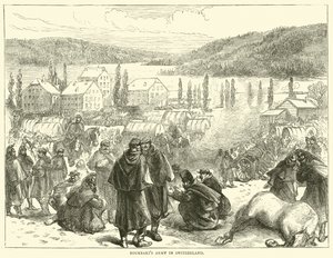 Bourbakis-hæren i Sveits, februar 1871 av English School