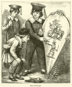 Boys of Long Ago (gravering) av English School