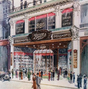 Branch of Boots på 182 Regent Street av English School