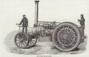 Brays Patent Traction Engine av English School