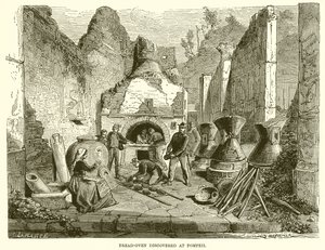 Brødovn oppdaget i Pompeii av English School